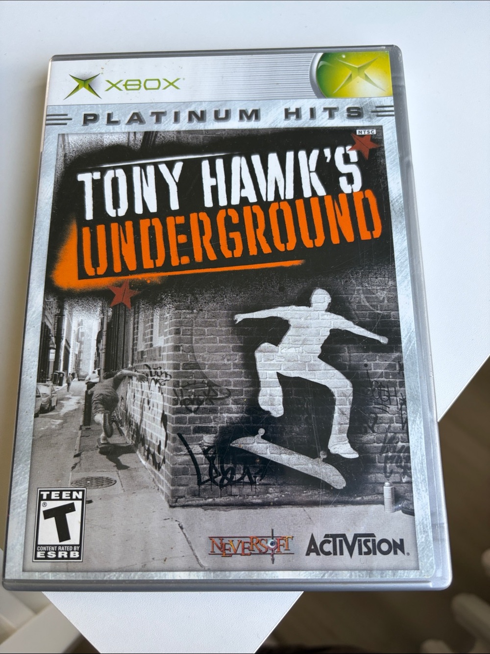 Tony Hawk's Underground Platinum Hits - Black & Orange Cover